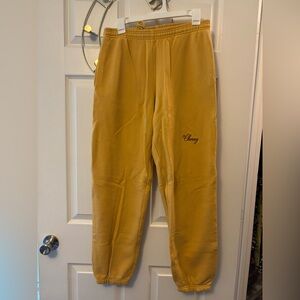 Cherry Los Angeles Yellow Sweatpants Size Medium.